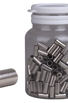 Koncovka bowdenu PRO-T 5mm stříbrná CNC (láhev 250ks)
