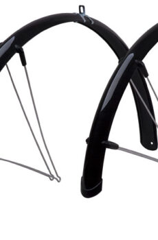 Sada blatníků PRO-T treking plast se zástěrkou černá uchycení Grip-Type