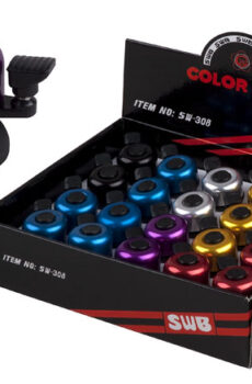Zvonek PRO-T mini barevný dural elox (box 20ks)