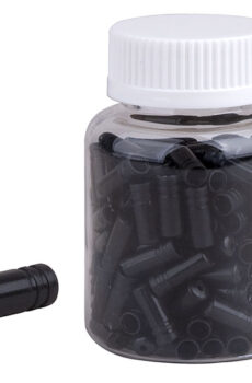 Koncovka bowdenu plast PRO-T 4mm černá (láhev 250ks)